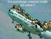 One passenger sneezed inside the plane.jpg