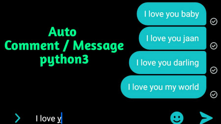 Python3 for sending Automatic Messages!!!!
