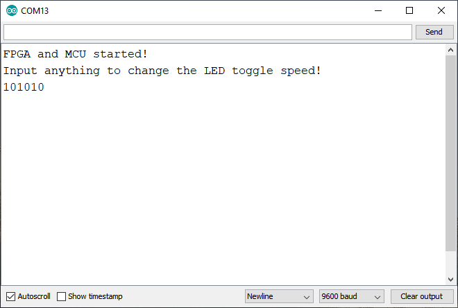 successful MCU and FPGA configuration