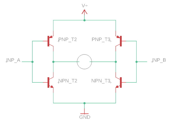 h-bridge circuit diagram