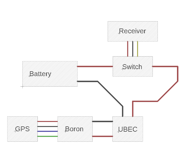 Wiring Diagram for Drone GPS Tracker