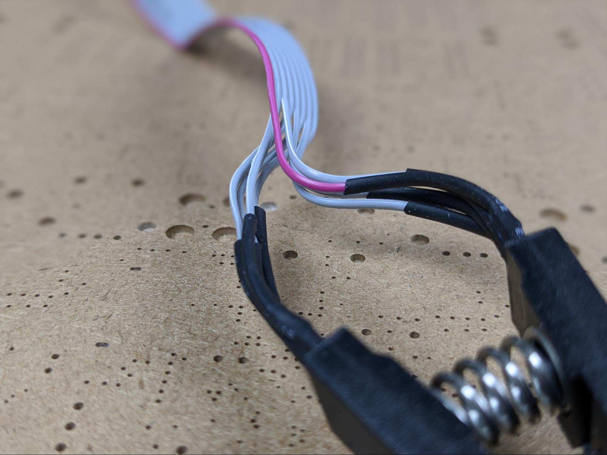 IC test clip wires