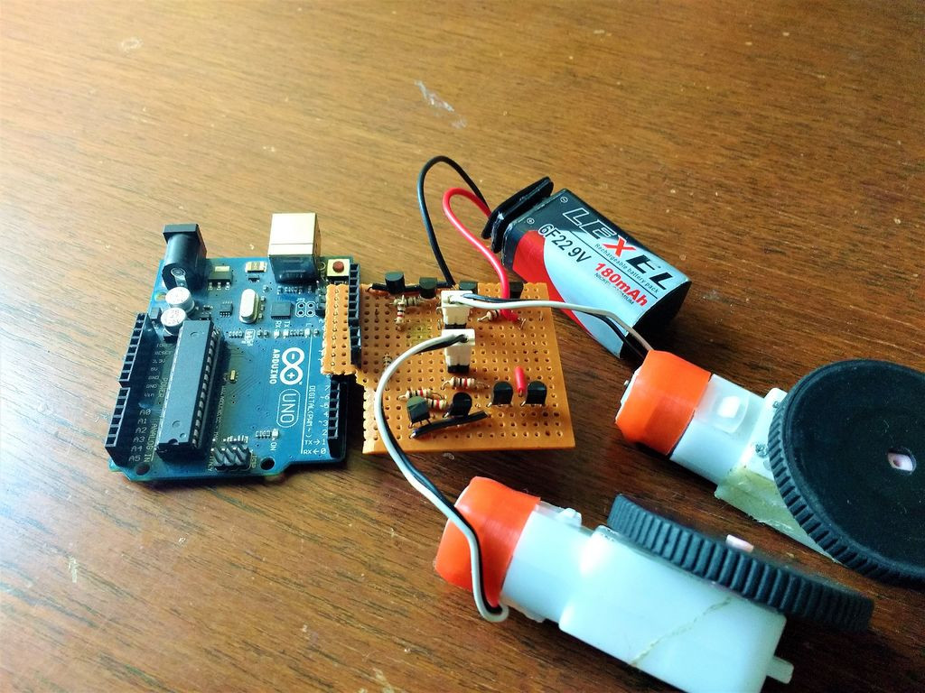 DIY H-Bridge motor driver