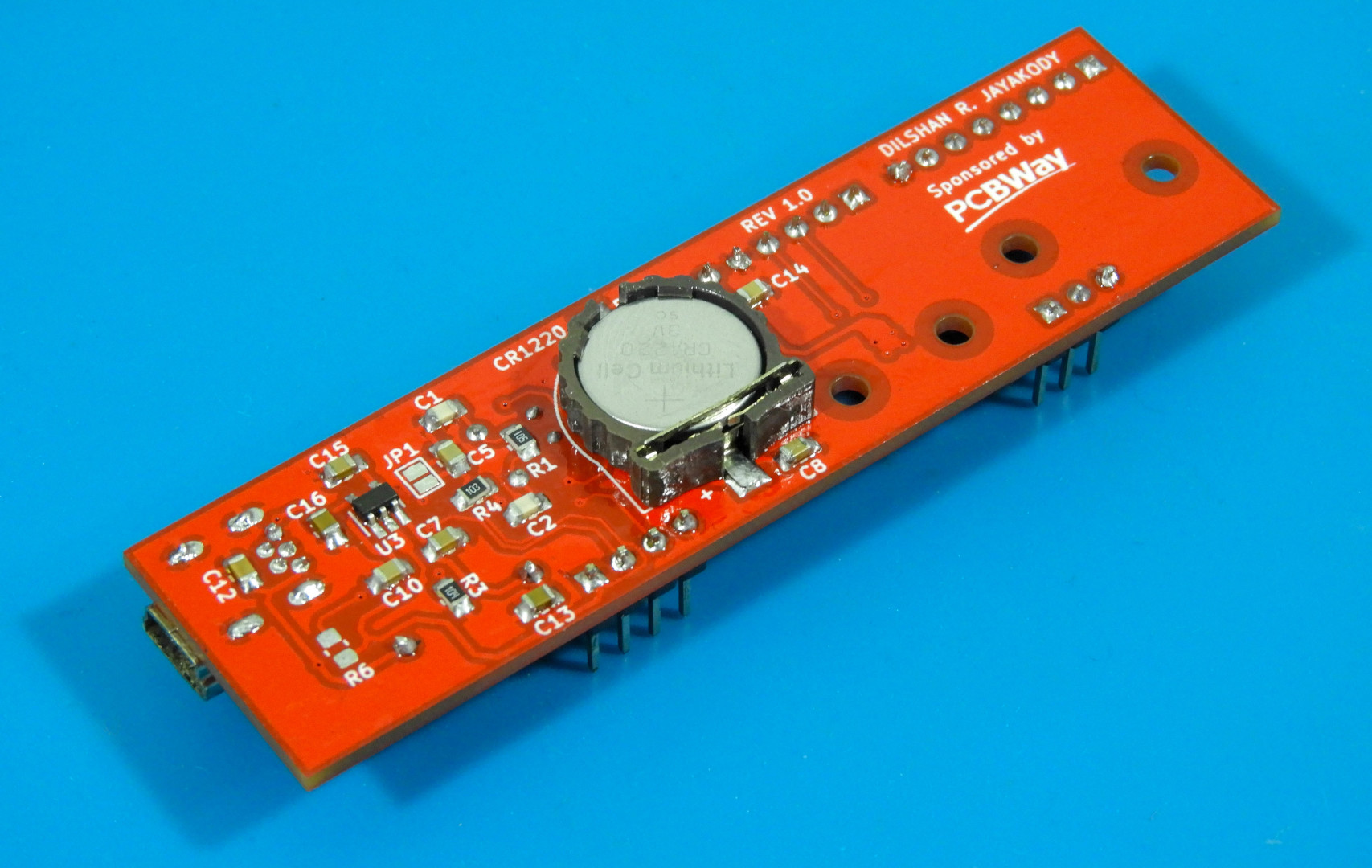 Bottom side of the StarPointer sensor kit.