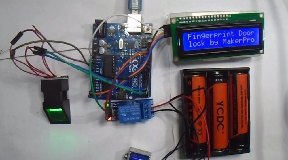 How to Create a Fingerprint Sensor Door Lock With an Arduino UNO