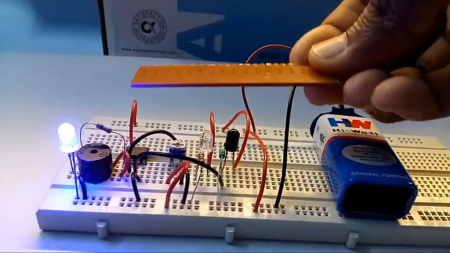 Infrared Sensor / Obstacle Detector Circuit Using LM358