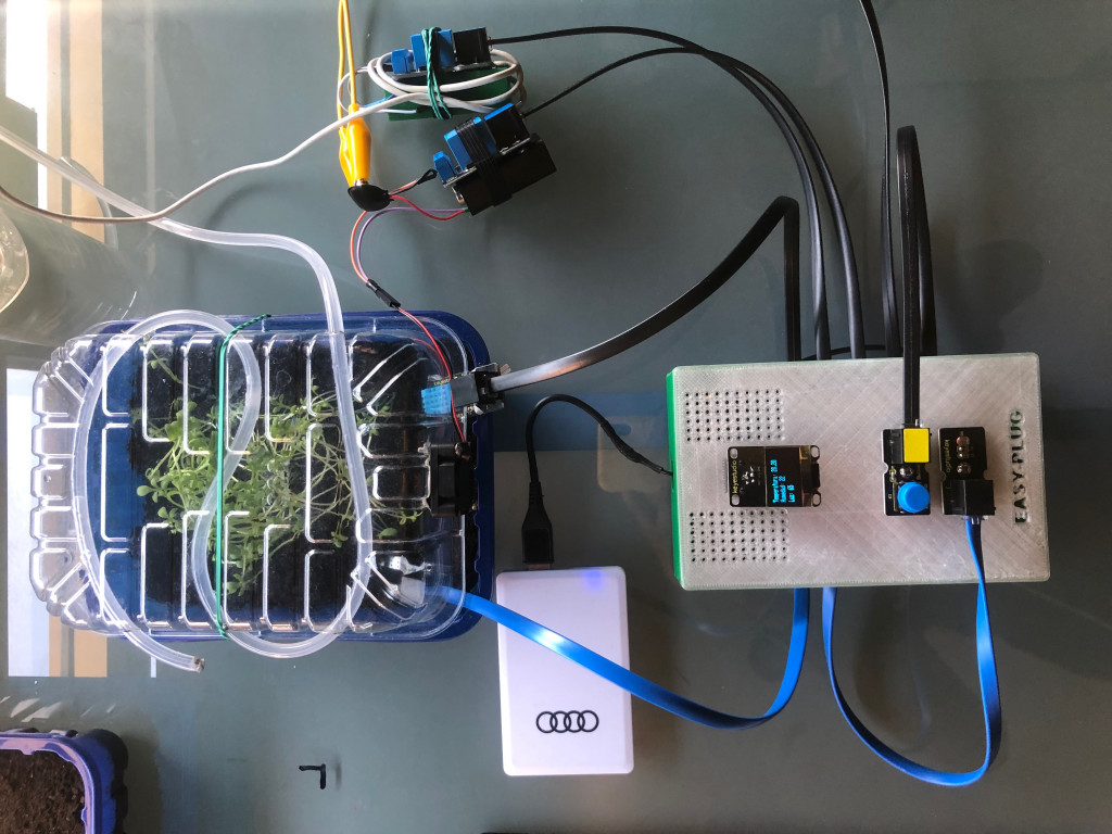 Mini Easy-Plug/Programming Automated Greenhouse