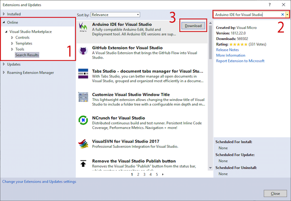 download the plugin for visual studio