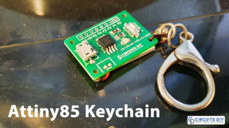 Attiny85 based Keychain Board - DIY