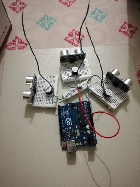 Create a Smart Blind Stick Using Arduino Plus 3 Sonars