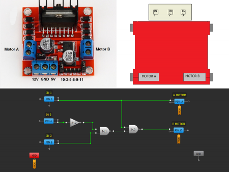 Line Follower Control Circuit for Robots