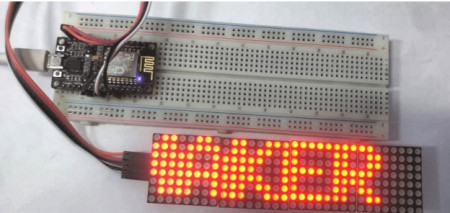 How to Build an LED Matrix Display With a NodeMCU ESP8266  