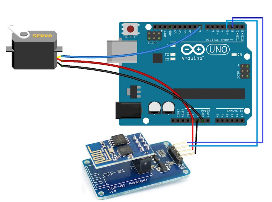 How to Make a Web-Controlled Servo With Arduino and ESP8266