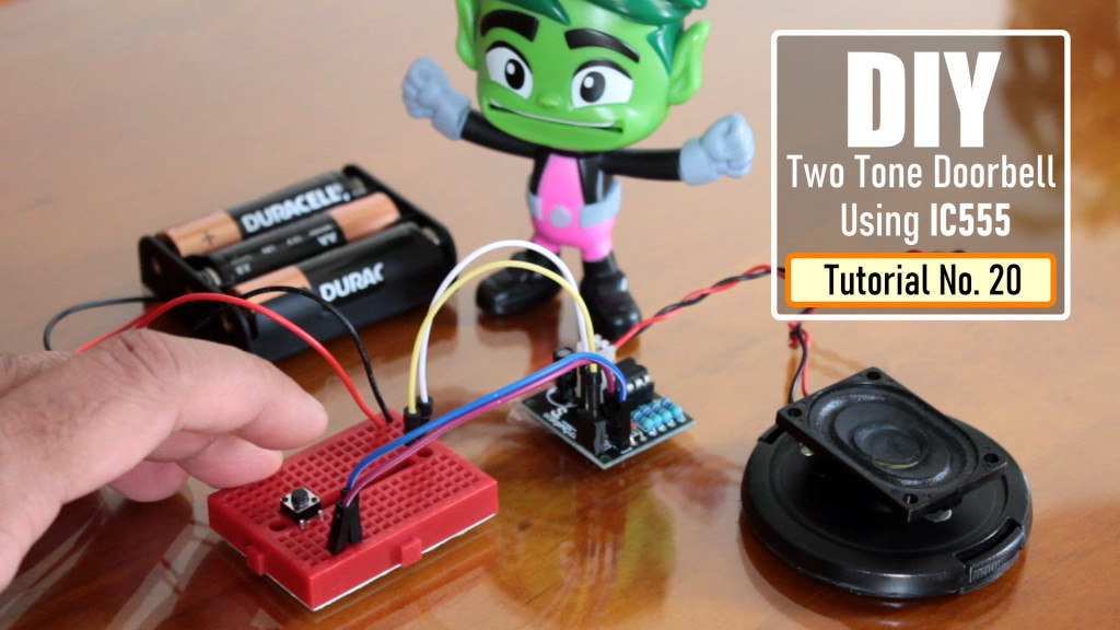 Two-Tone Doorbell Using IC 555 