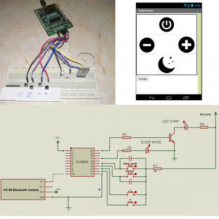 Smart LED Dimmer Controlled via Bluetooth