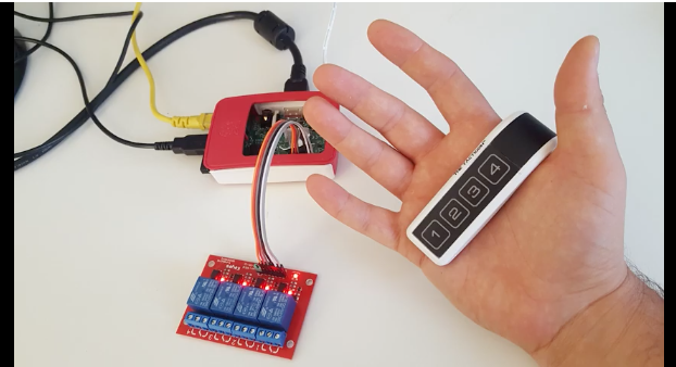 Raspberry Pi Home Automation with Gestures
