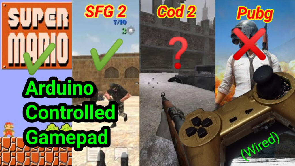 Arduino Controlled Gamepad for PC