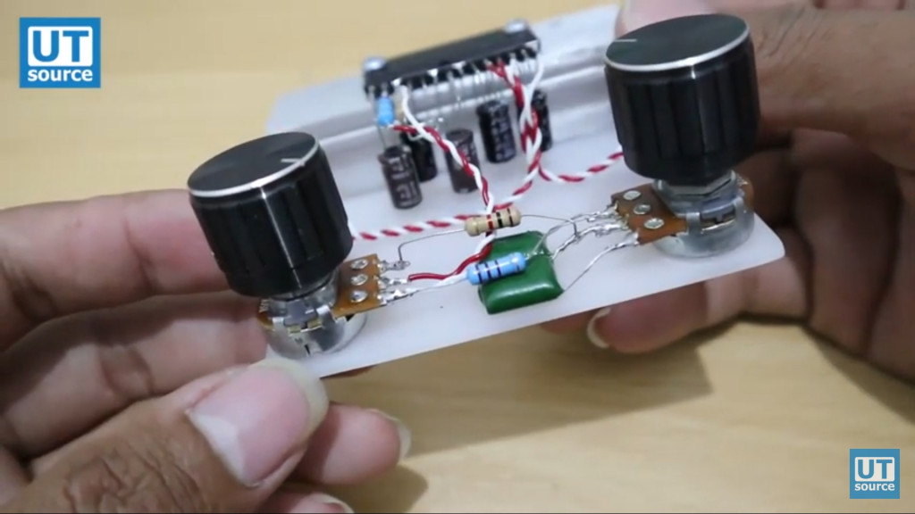 DIY Powerful Bass Amplifier with LA4440 IC