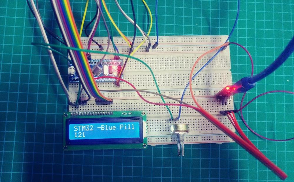 How to Connect the STM32 “Blue Pill" to a 16x2 LCD Module