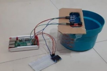 Water Level Monitor Using OLED Display With Raspberry Pi