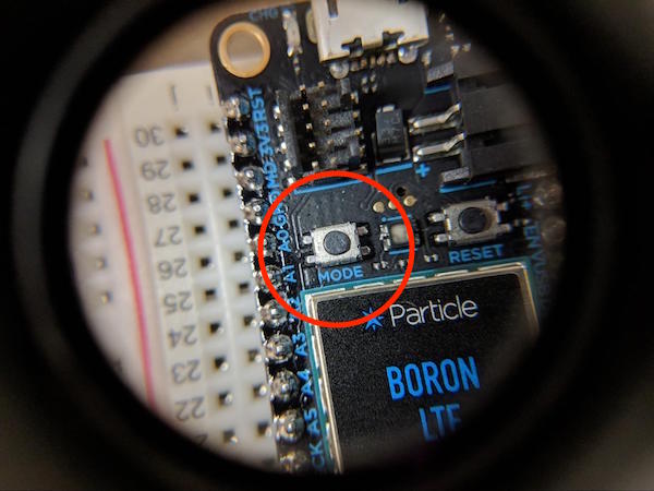 particle boron mode button