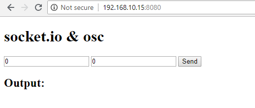 open the IP address of your Pi at port 8080