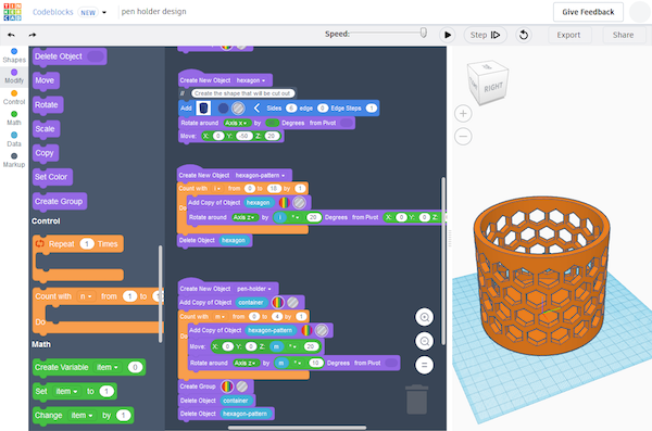 An Introduction to Tinkercad Codeblocks