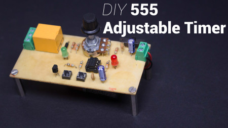 Adjustable 555 Timer Relay Switch | Monostable Multivibrator Circuit 