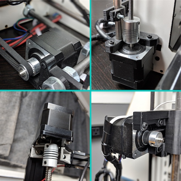 stepper motors in 3D printers