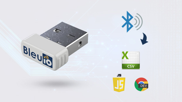Collect and export data from bluetooth devices 