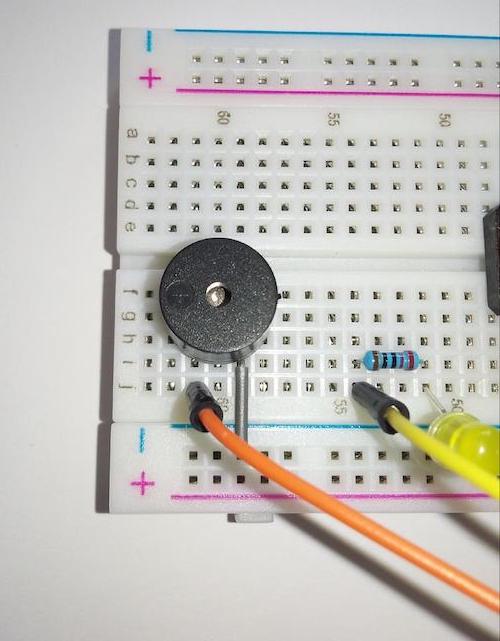 connecting the buzzer to the arduino