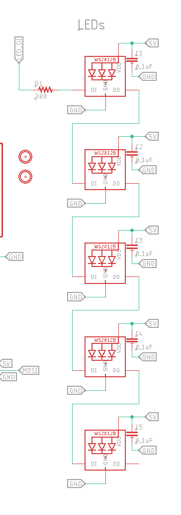 LEDs in schematic