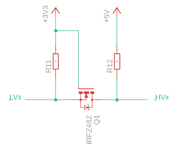 logic level converter circuit diagram