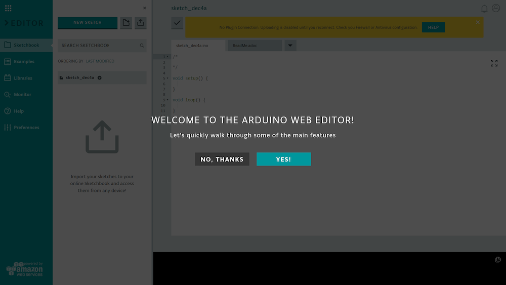 Getting Started With the Arduino Web Editor