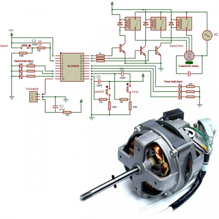IR Decoder for Multi-Speed AC Motor