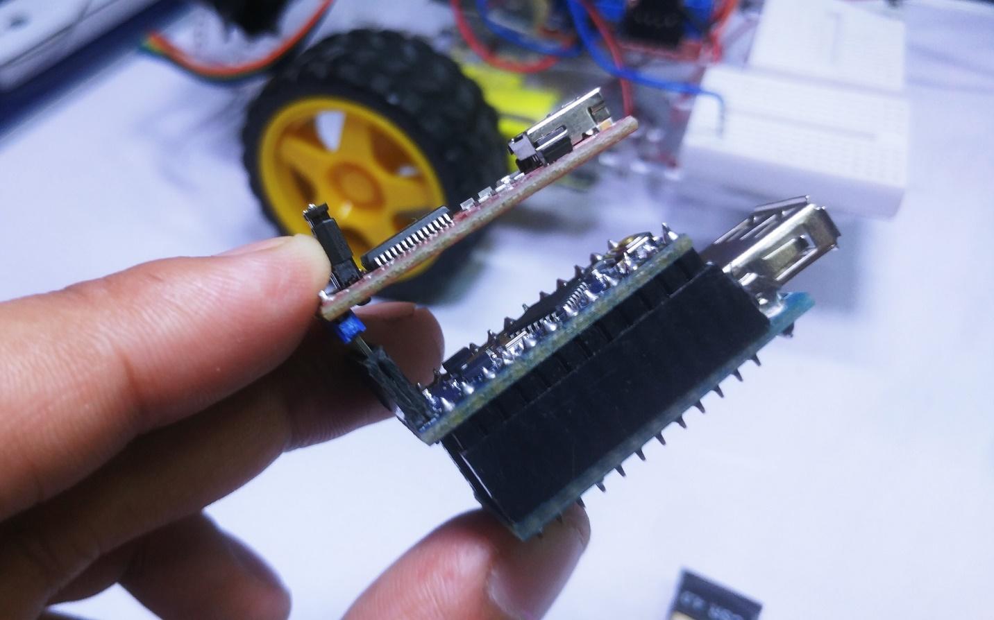 arduino pro mini and usb host shield
