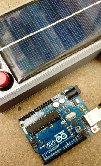 Adding a solar panel to this circuit powers projects in remote locations.