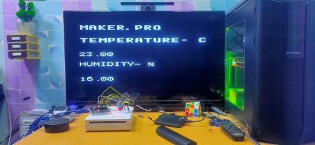 How to Display DHT11 Sensor Data From Arduino to a TV