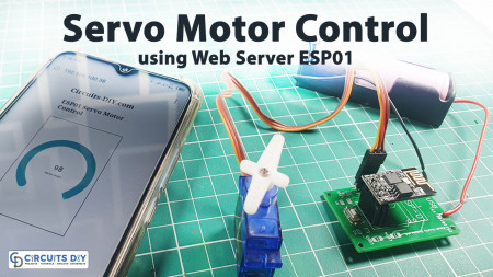 ESP01 Servo Motor Control using Web Server