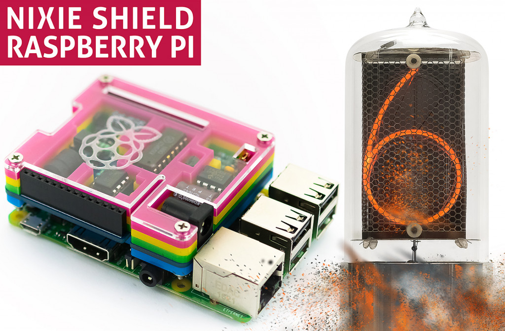 Nixie Tube Shield / Hat for Raspberry Pi