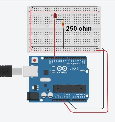 Getting started with Arduino Uno for led blinking