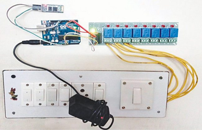 Home Automation System Using a Simple Android App